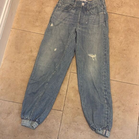Rag & Bone "Jean" Sweatpants Joggers - Size XS - Like New - "Ripped" Jean Sweats - Picture 2 of 5